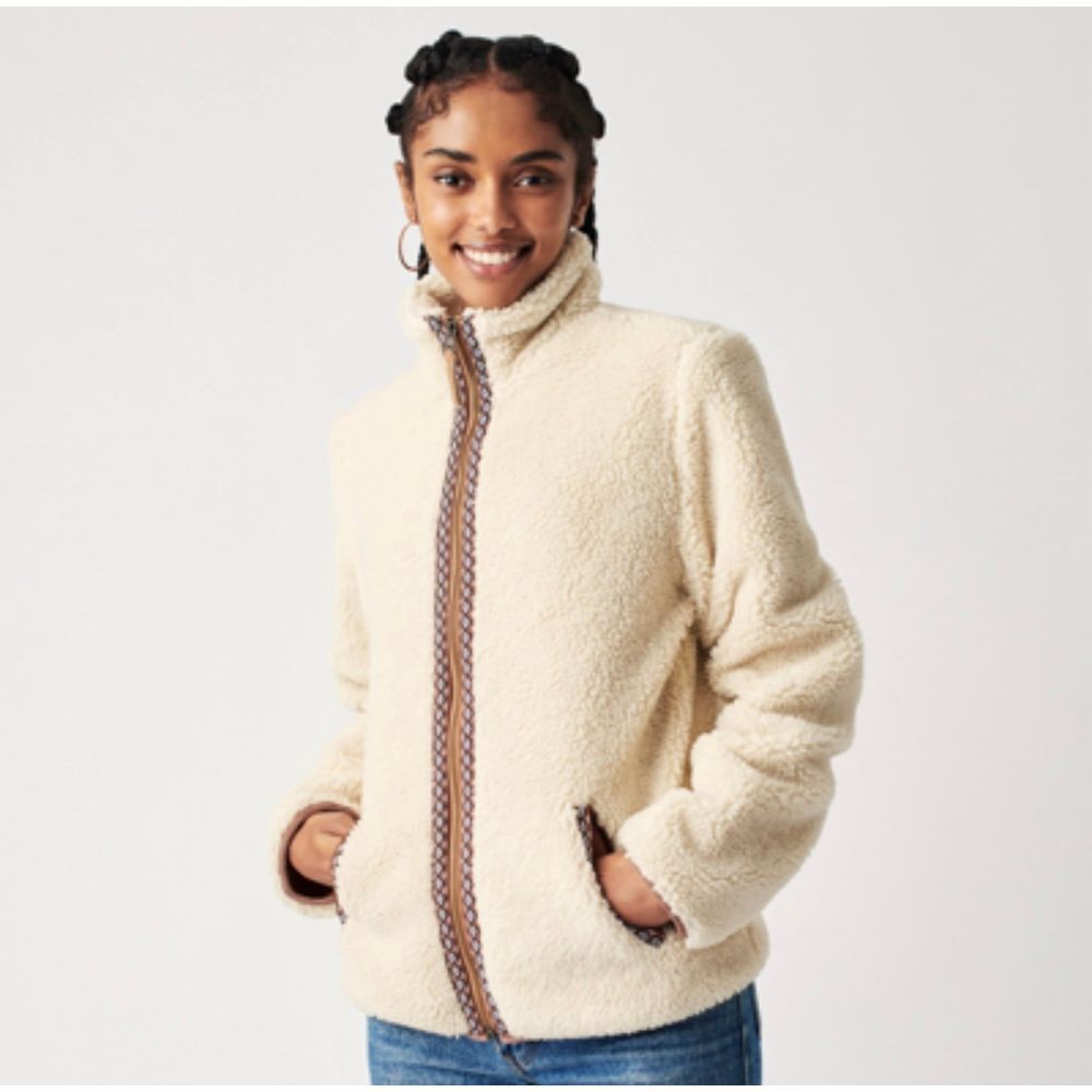 FAHERTY SHERPA FLEECE JACKET ASHBURY HIGH PILE WOMEN'S XL